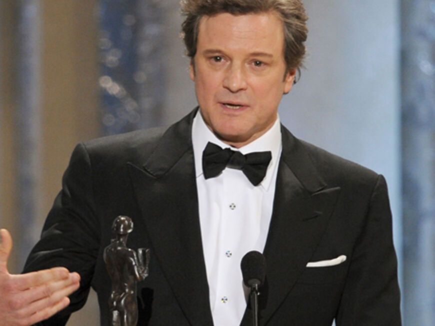 Für seine Rolle in "The Kings Speech" durfte er einen Award mit nach Hause nehmen - und ist auch heißer Anwärter auf einen Oscar