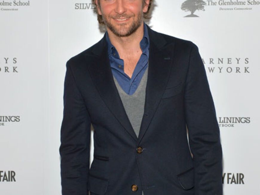 Bradley Cooper ist für seine Darstellung des bipolaren Patrizio Solitano Jr. in "Silver Linings Playbook" nominiert