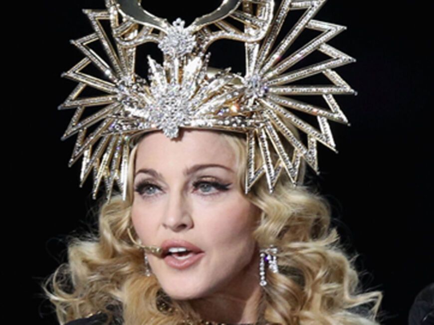 Madonna zog nicht nur wegen der Krone alle Blicke auf sich