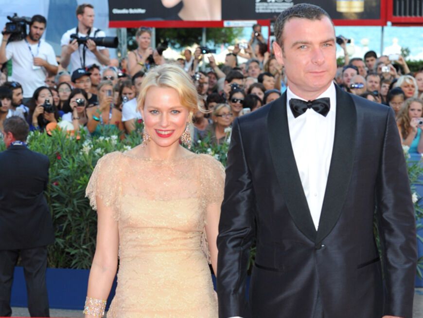 Hollywood gondelt an: Naomi Watts und ihr Mann Liev Schreiber bei der Eröffnungszeremonie
