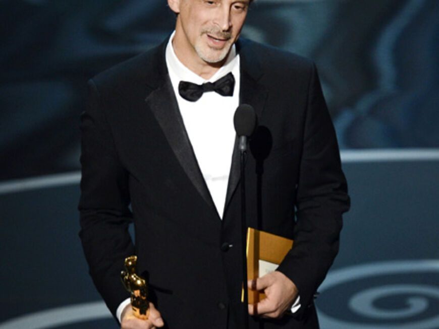 William Goldenberg erhält die Auszeichnung für den Film "Argo" in der Kategorie "Bester Schnitt"