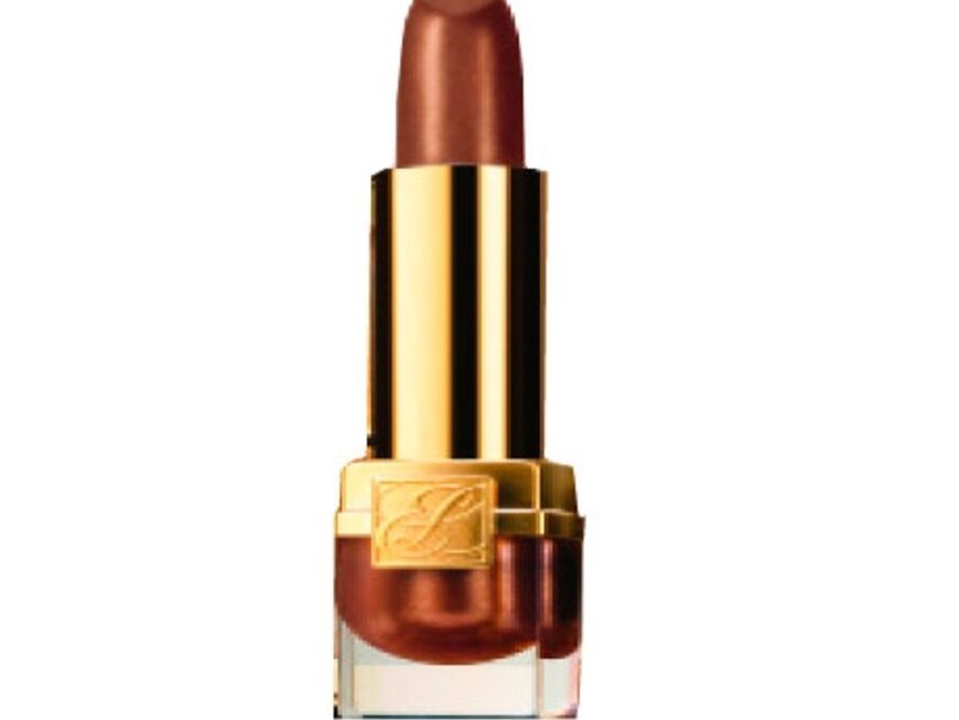 Karamell-Küsschen "Pure Color Lipstick Creme Caramel" von Estée Lauder, ca. 23 Euro  