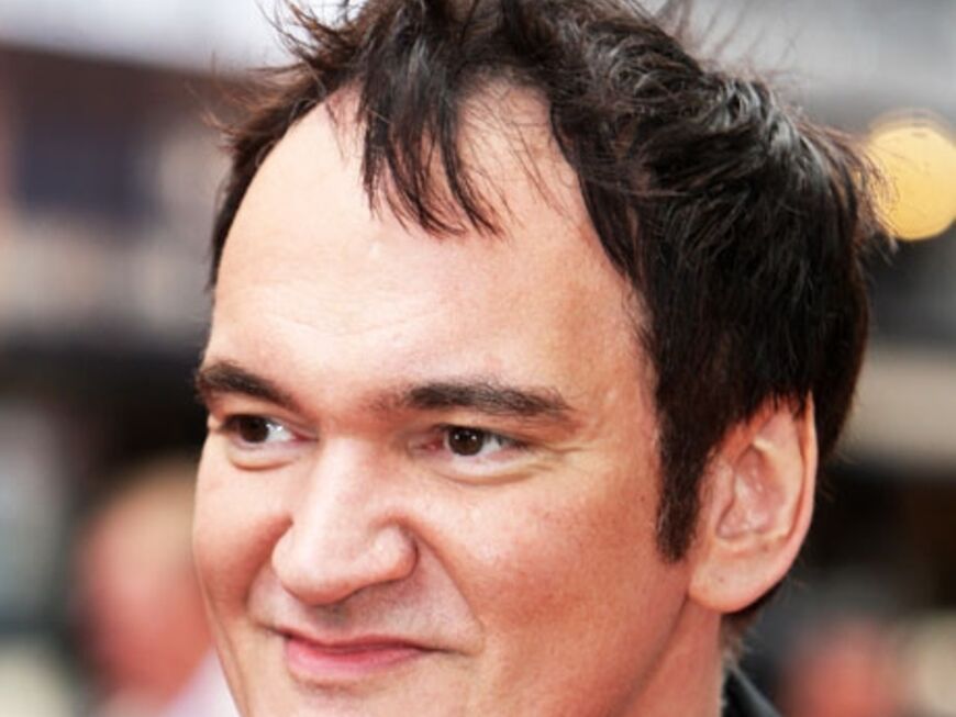 Quentin Tarantino freute sich über die zahlreich erschienenen Promis und Fans in London