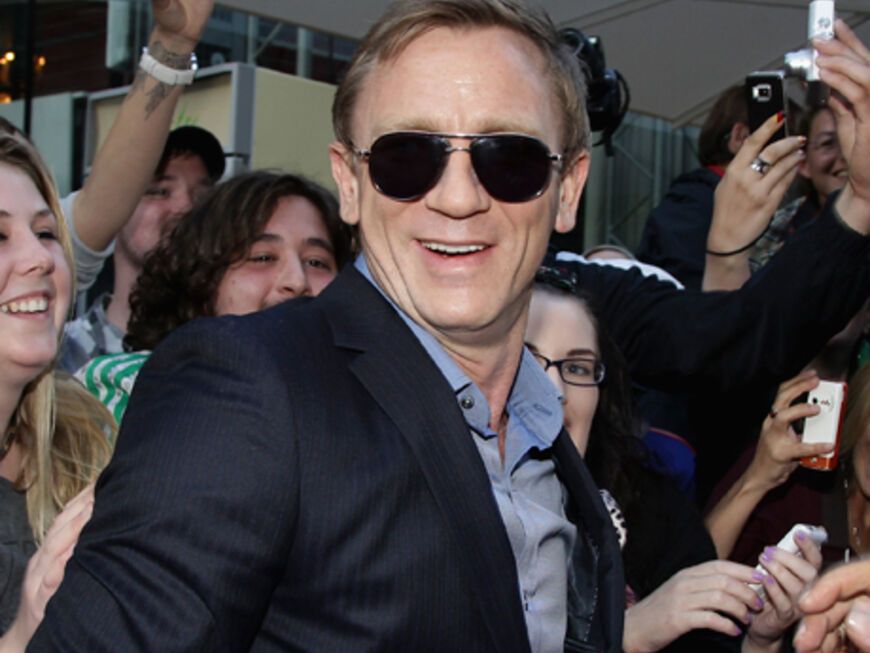 Glück in der Liebe und im Beruf: Für Daniel Craig läuft es momentan richtig rund