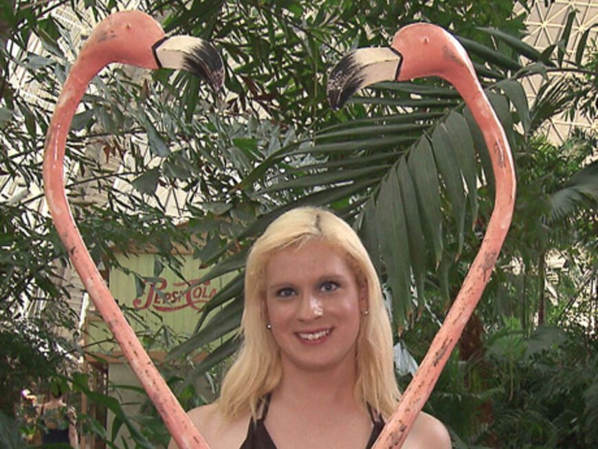 Steht auf Flamingos: Raphaela