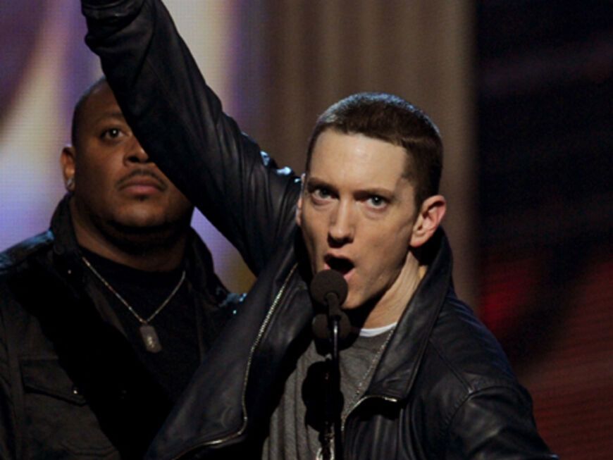 Dufte sich doppelt freuen: Eminem konnte zwei Grammys mit nach Hause nehmen