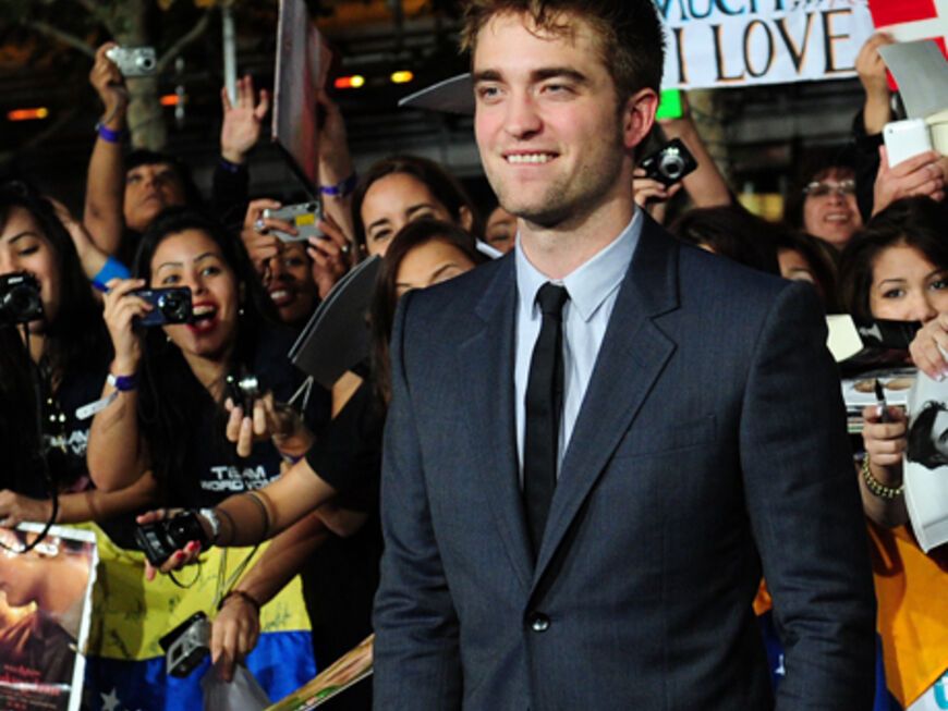 Sorgte für Kreischalarm: Robert Pattinson