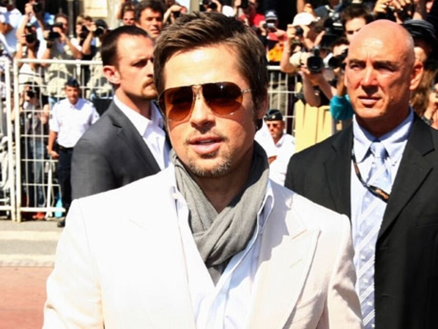 Brad Pitt genießt die Sonne in Cannes