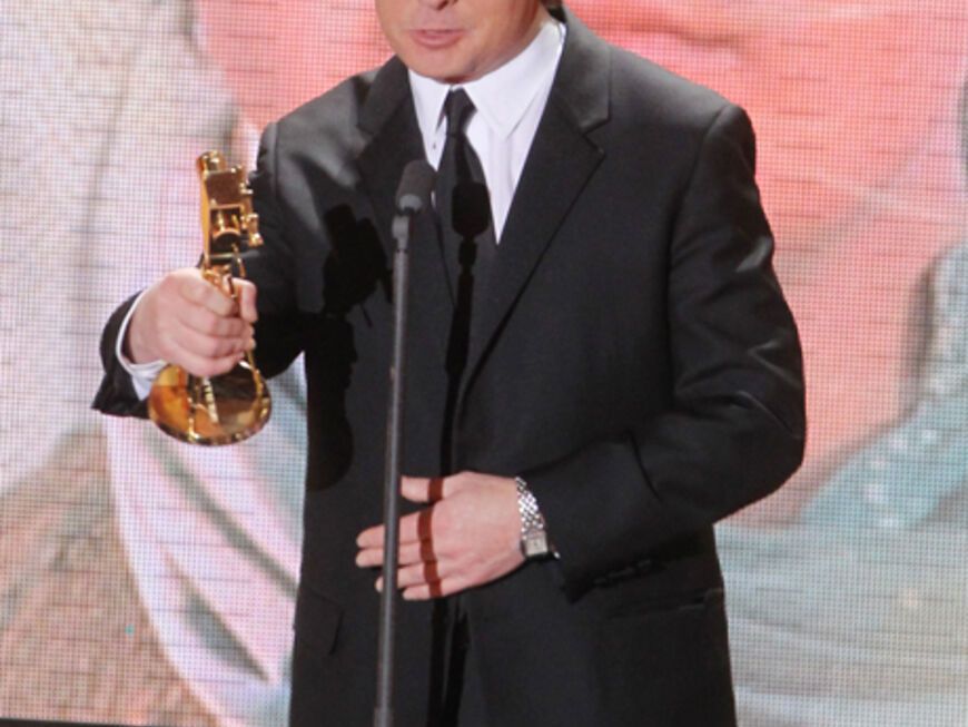 Michael J. Fox bedankte sich für den Preis. Er erhielt den Award für sein Lebenswerk