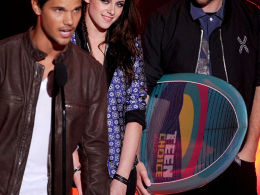 Taylor Lautner, Kristen Stewart und Robert Pattinson räumten mit "Twilight -Breaking Dawn Teil 1" ab