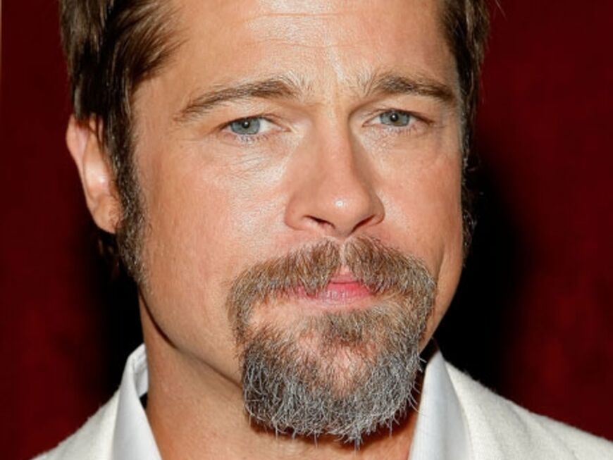 Brad Pitt trägt neuerdings Bart 