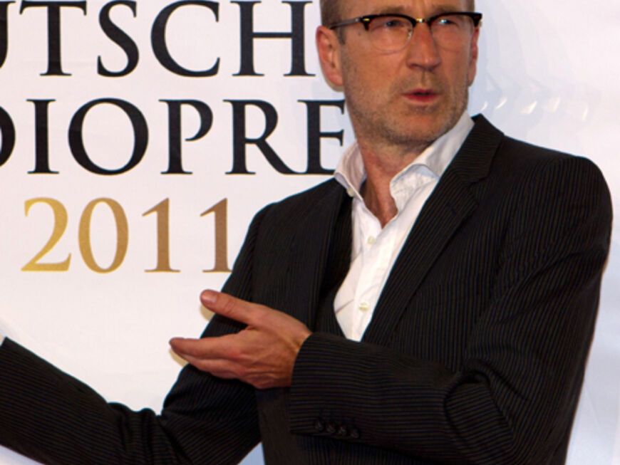 Der Schauspieler Peter Lohmeyer hielt eine Laudatio auf Herbert Grönemeyer