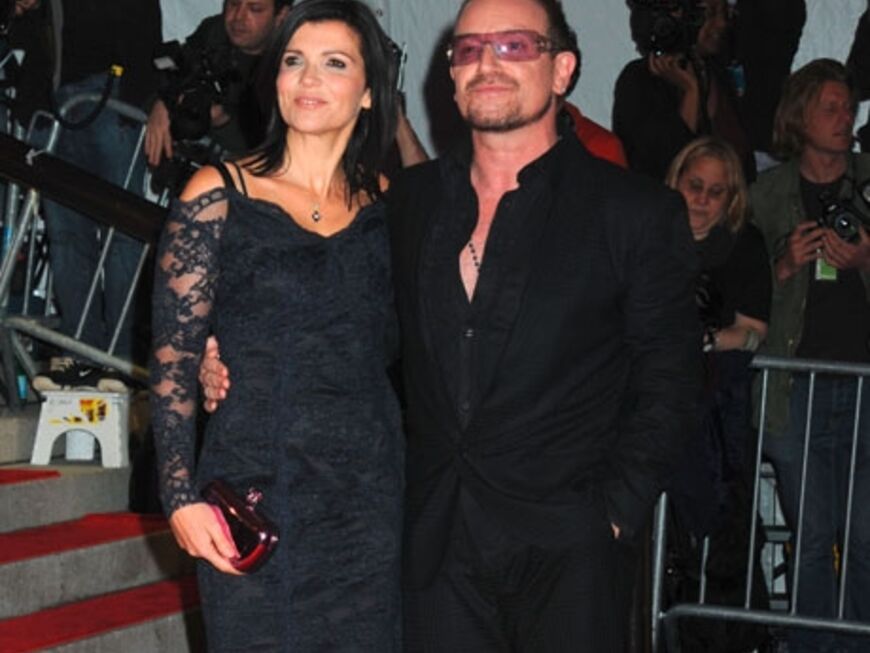 "U2"-Sänger Bono und seine Frau Ali Hewson 