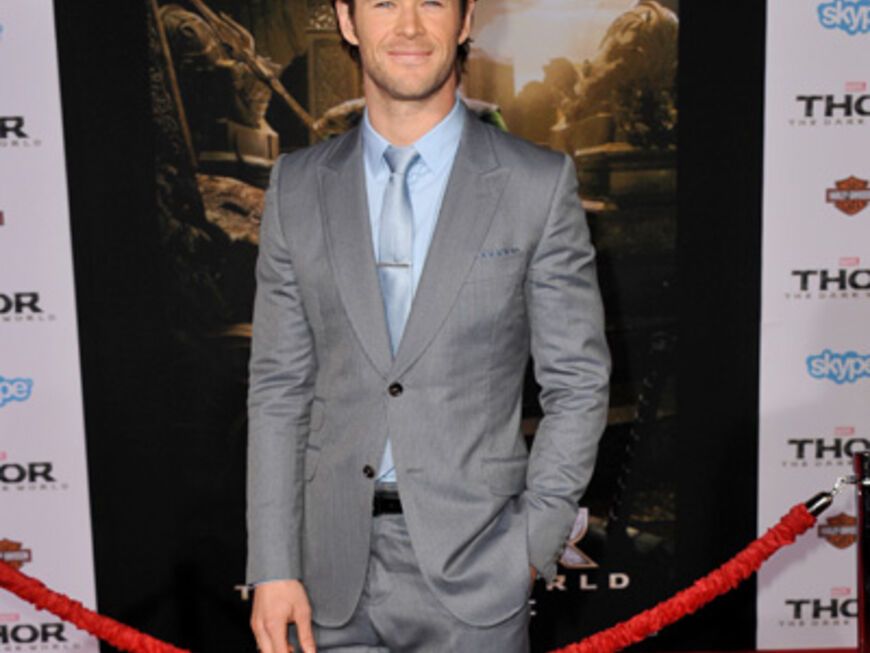 Chris Hemsworth zieht auch bei der Premiere in Hollywood alle Blicke auf sich