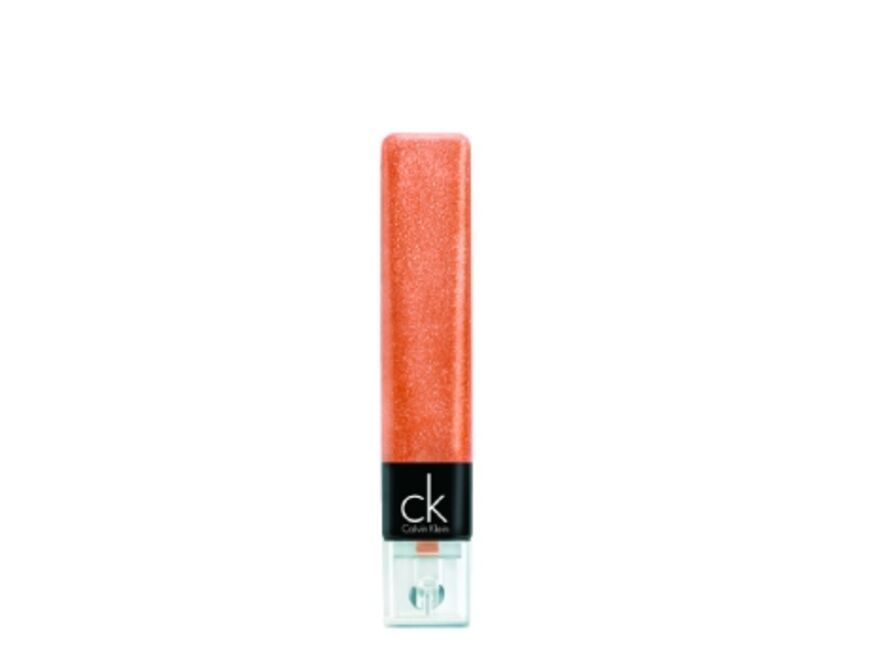  Lipgloss
"Delicious
 Pout - 406" 
 von Calvin 
 Klein Beauty, 
 ca. 14 Euro