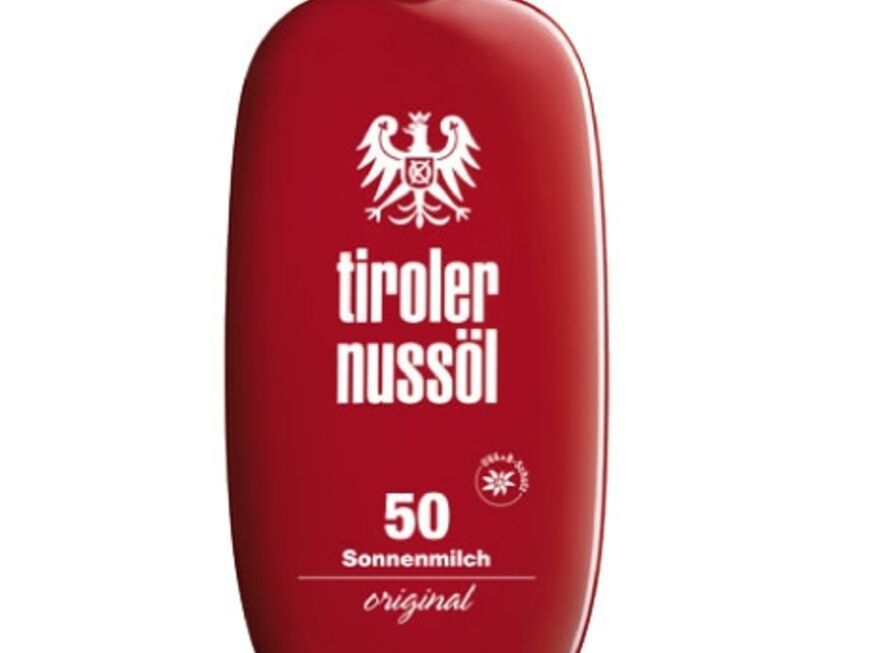 Klassiker "Sonnenmilch LSF 50" von Tiroler Nussöl, 150 ml ca. 23 Euro