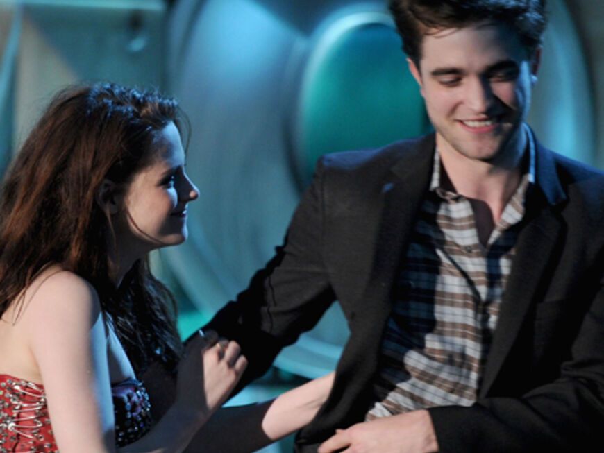 Was sich liebt, das neckt sich: Kristen Stewart und Robert Pattinson