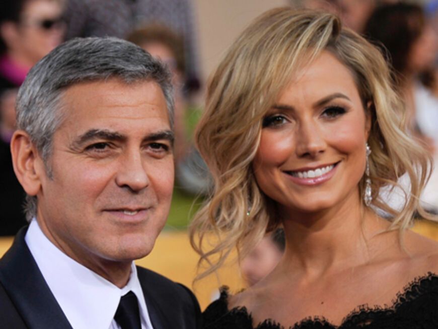 George Clooney und Stacey Keibler