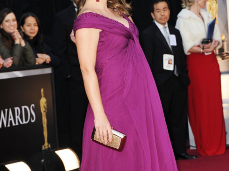 Sooo schön schwanger zeigte sich Hollywood-Star Natalie Portman