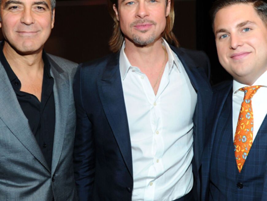George Clooney, Brad Pitt und Jonah Hill