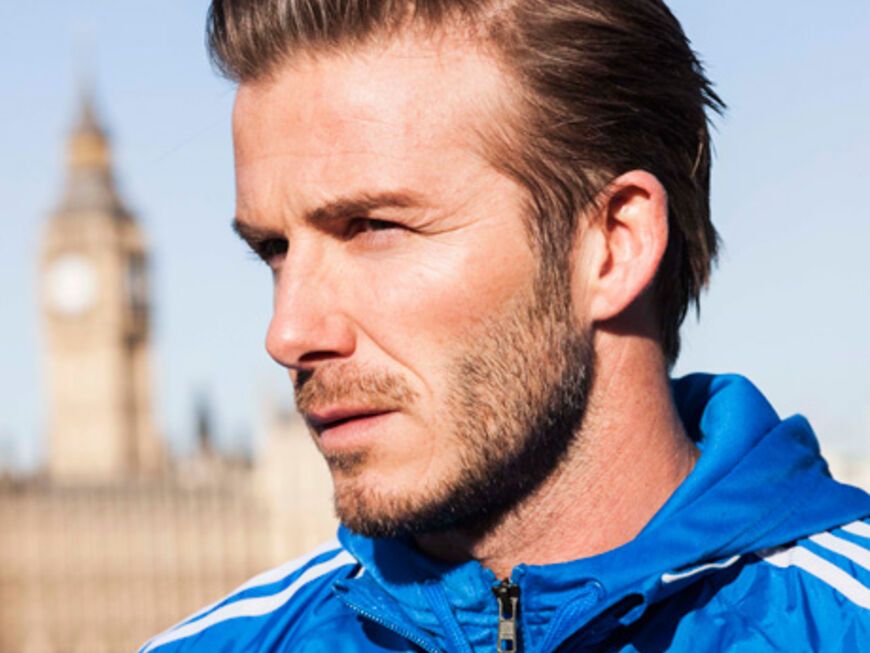 Hui! David Beckham in Trainings-Kluft