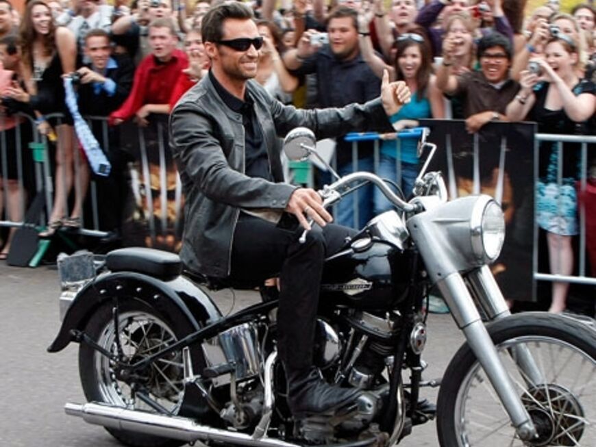 Easy Rider: Hugh Jackman liebt alles, was zwei Räder hat