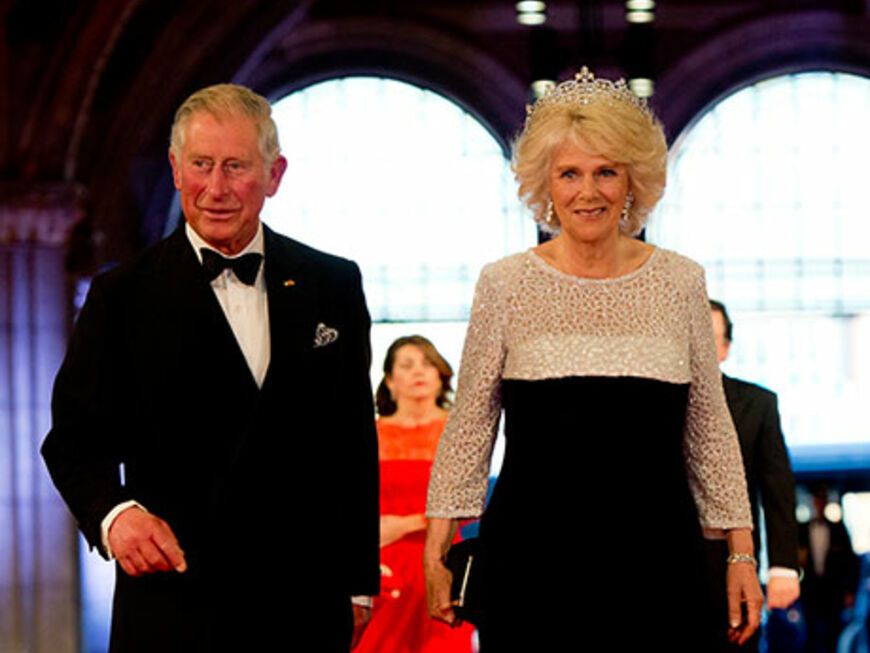 Kronprinz Charles von Großbritannien mit seiner Frau, Herzogin Camilla