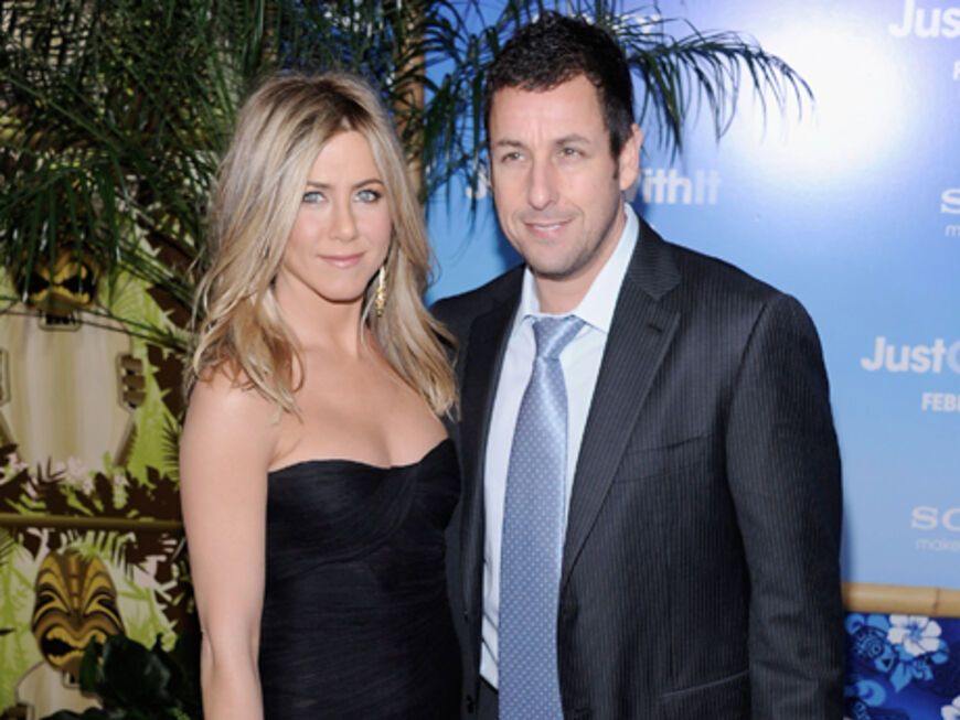 Würden auch privat ein hübsches Paar abgeben: Jennifer Aniston und Adam Sandler