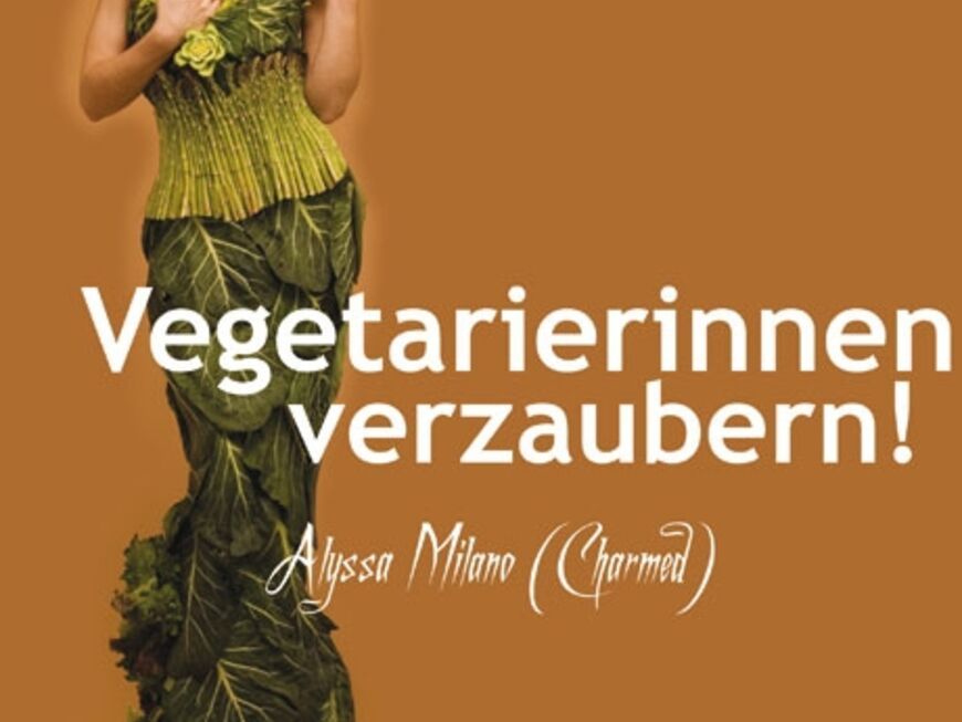 Alyssa Milano macht Werbung für Gemüse. Foto: www.sebreephoto.com