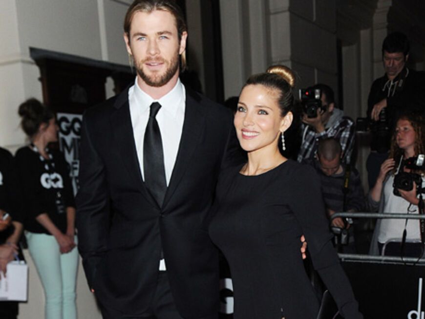 Spätestens seit seiner Rolle als "Thor" ist er ein Superstar: Chris Hemsworth nahm mit seiner Frau Elsa Pataky den Award "International Breakthrough" entgegen