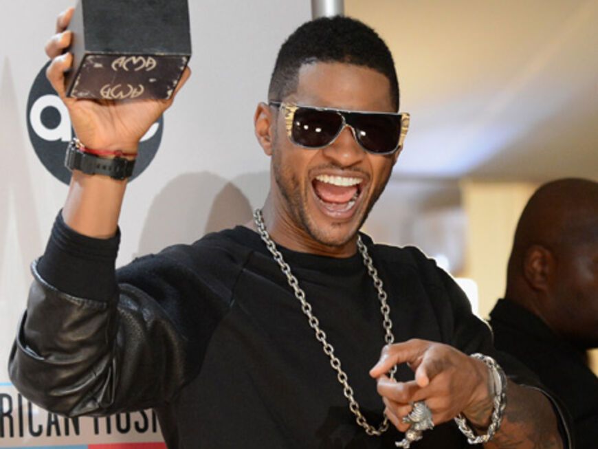 Obwohl schon so lange im Business kann sich Sänger Usher als "Bester Künstler Soul/R&B" freuen