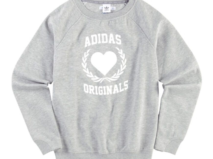11. Oktober 2012: Dieser Sweater kriegt sie alle rum: Retro-Lovers, Sport-Fanatiker, Fashionvictims... Von Adidas zu bestellen über frontlineshop.com, ca. 60 Euro