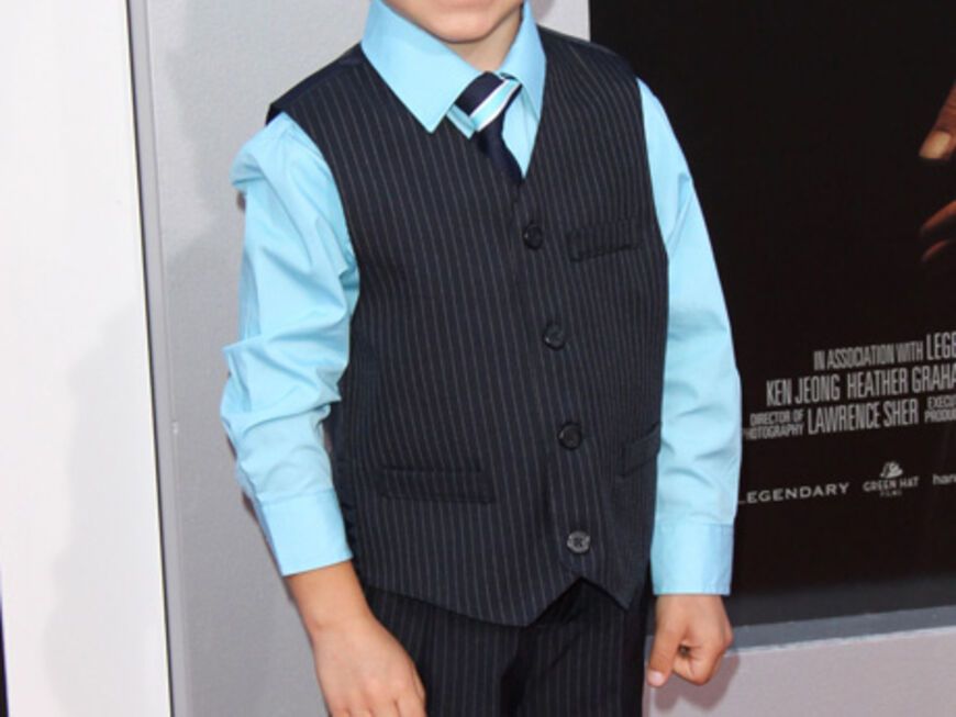 Heute sieht Grant Holmquist so aus. Der Sechsjährige lief bei der Premiere in Los Angeles stolz über den Roten Teppich