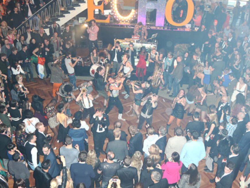 Die Tanzfläche wird eingenommen: Ein Bild von der Echo After-Show-Party