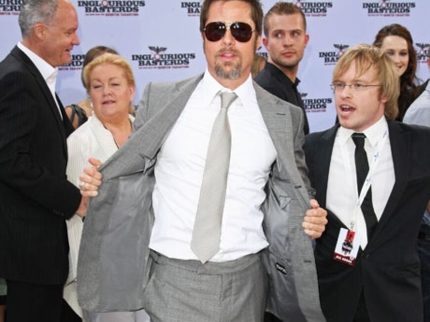 Hat sich schick gemacht: Brad Pitt