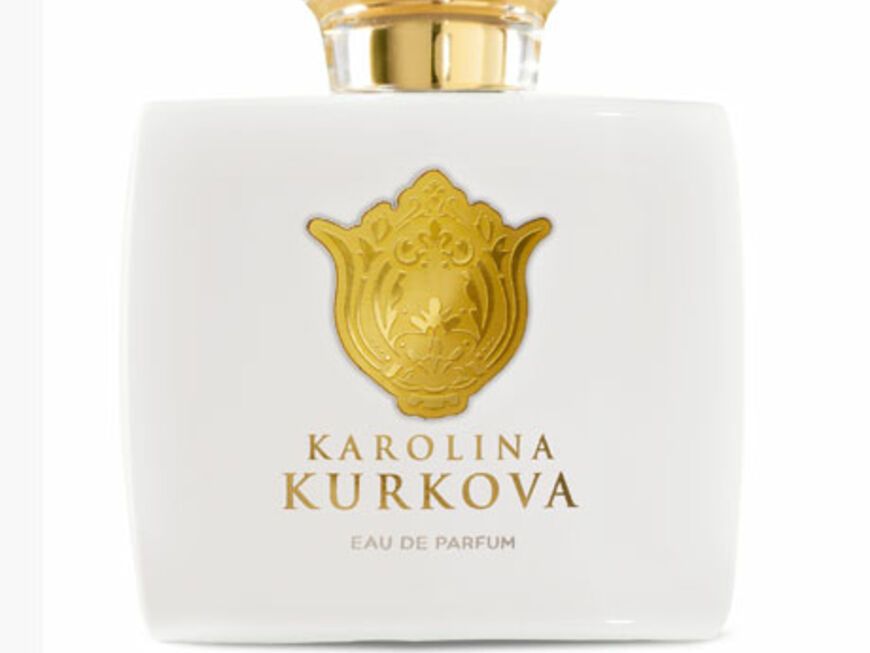 2. „Karolina Kurkova", auch der Duft des Topmodels wurde nominiert, dabei bilden die Nuancen Jasmin, Vanille und Honig die dominierenden Nuancen dieses Parfums. Von Karolina Kurkova EdP 50 ml ca. 30 Euro