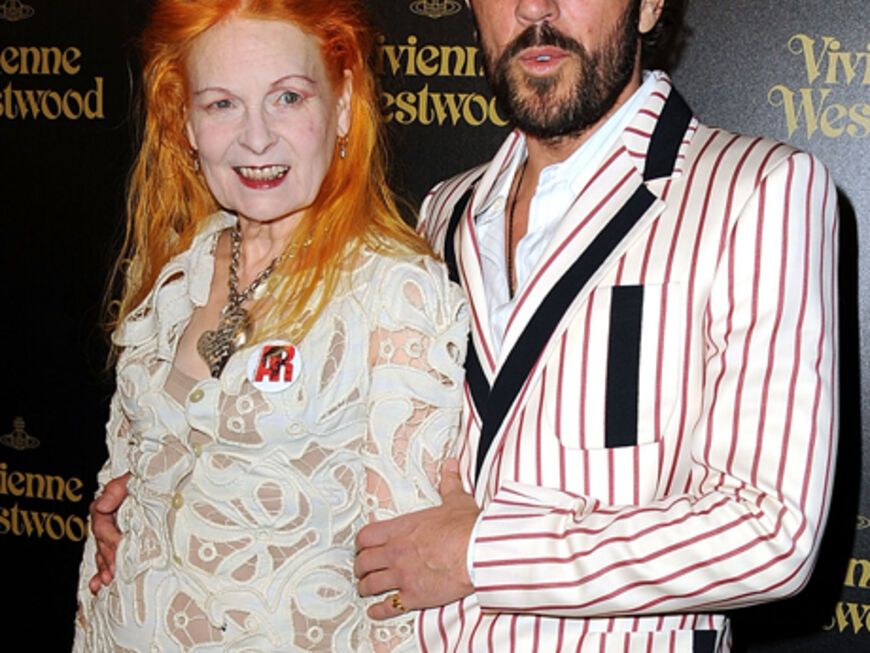 Die schrille britische Designerin Vivienne Westwood brachte natürlich ihren österreichischen Lebensgefährten Andreas Kronthaler mit nach Los Angeles