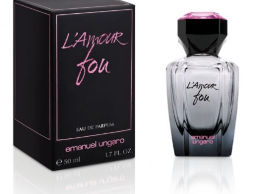 "LAmour Fou" von Emanuel Ungaro. Für eine leidenschaftliche, verrückte Liebe!´ ´ 30 ml Eau de Parfum, ca. 44 Euro