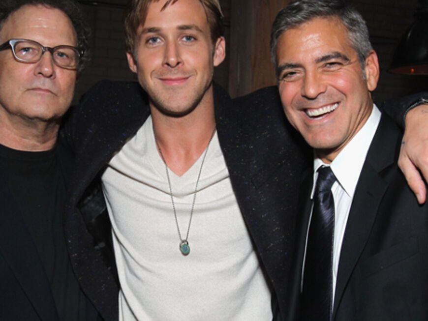 Trio infernale:  Albert Brooks; Ryan Gosling; George Clooney