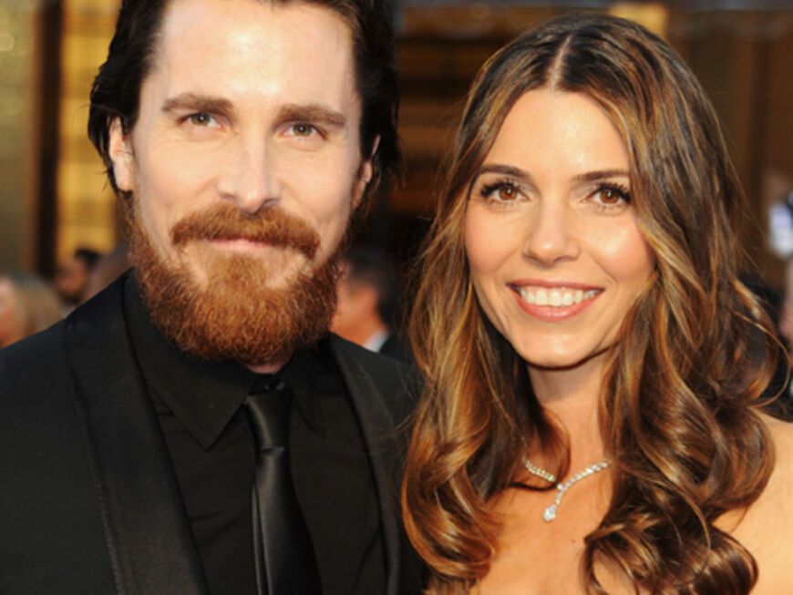 Christian Bale fieberte gemeinsam mit Ehefrau Sibi der Verleihung entgegen