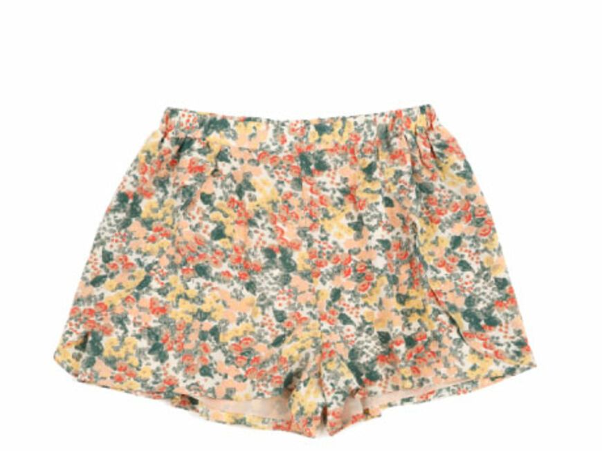 Shorts mit buntem Blumendruck von Comptoir des Cotonniers, ca. 100 Euro