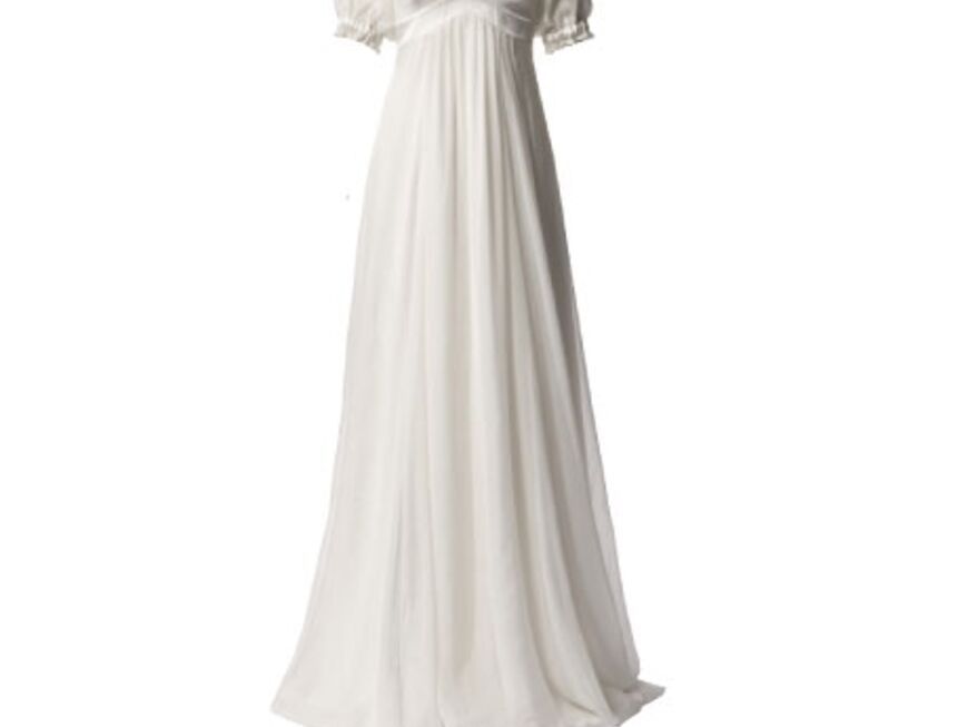 Die Romantik-Hochzeit: Seidenkleid von Kaviar Gauche, ca. 400 Euro