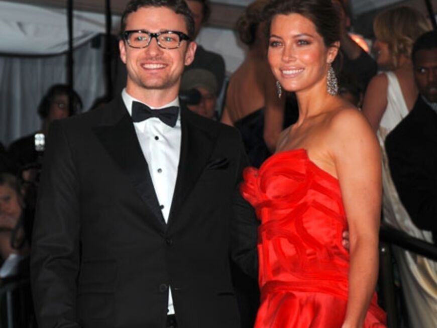 Verliebt aber noch nicht verlobt: Justin Timberlake und seine Freundin Jessica Biel