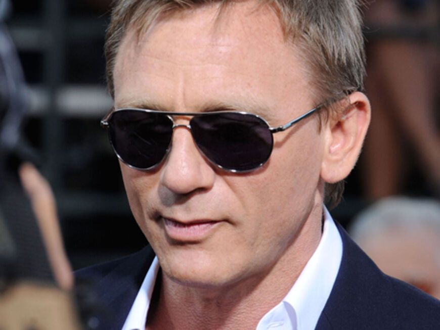 Mr. Cool: Daniel Craig bei der Premiere seines neuen Film "Cowboys & Aliens"