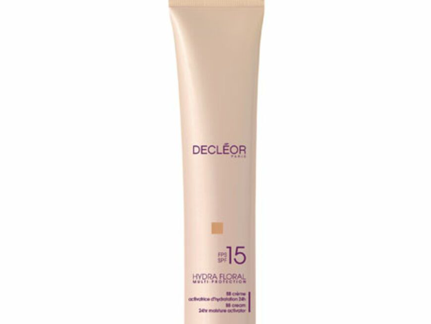 Die BB Cream "24hr Moisture Activator" von Decléor verspricht, wie der Name schon sagt, 24 Stunden Feuchtigkeit. 40 ml 34 Euro, ab Mai