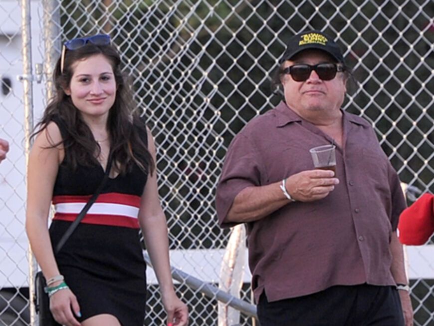 Danny DeVito besuchte mit seiner Tochter Lucy das Festival