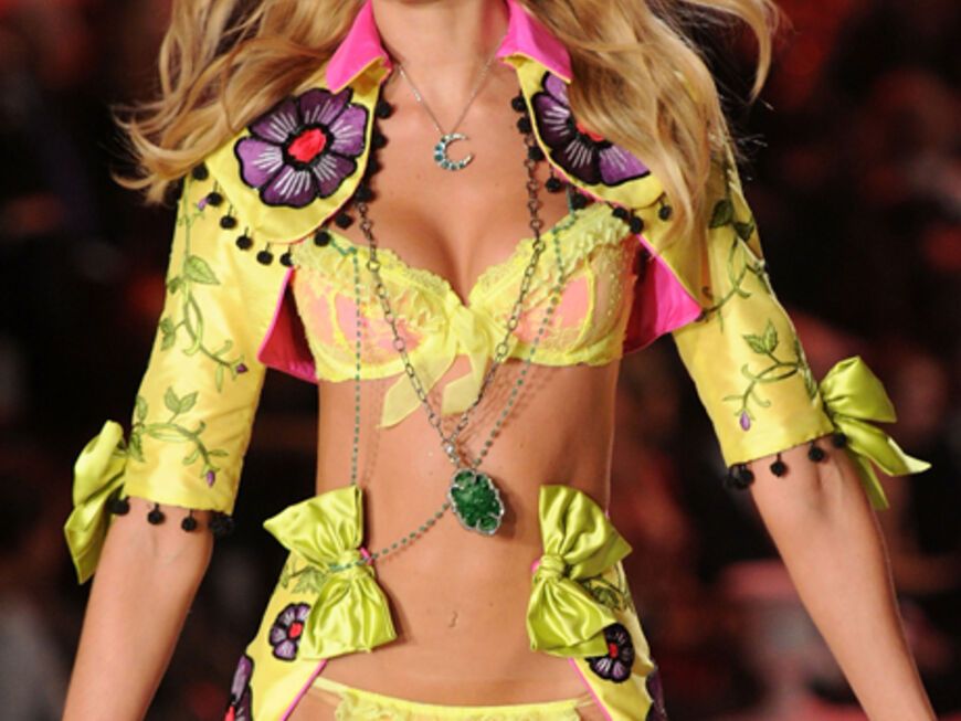Das knallt: Neonfarben waren sehr beliebt auf dem Laufsteg von Victoria's Secret
