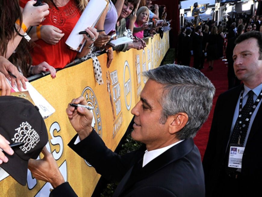 George Clooney hautnah für die Fans