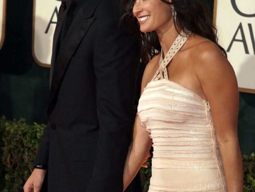 Ashton Kutcher und seine Ehefrau Demi Moore