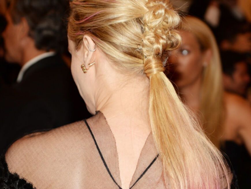 Diane Kruger mit pinken Haarspitzen